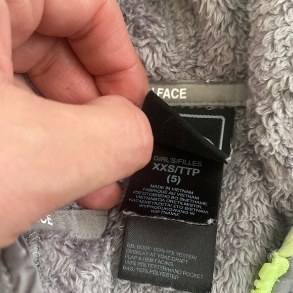 Unisex The North Face kids zip up - Picture 3 of 5